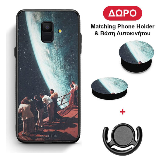 Surreal View - Samsung Galaxy A6 2018 θήκη + Δώρο Phone Holder & Βάση Αυτοκινήτου