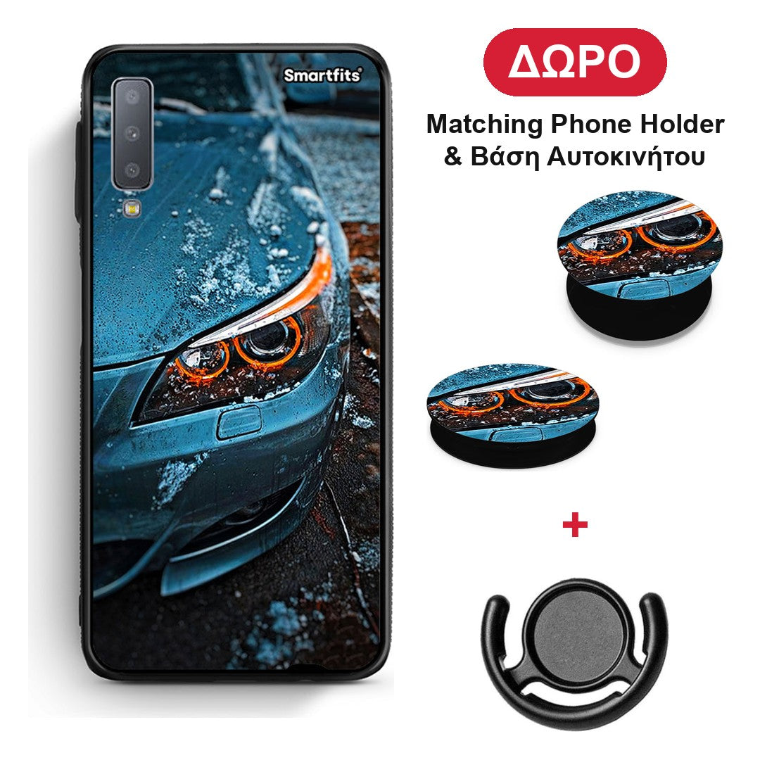 Bmw E60 - Samsung Galaxy A7 2018 θήκη + Δώρο Phone Holder & Βάση Αυτοκινήτου