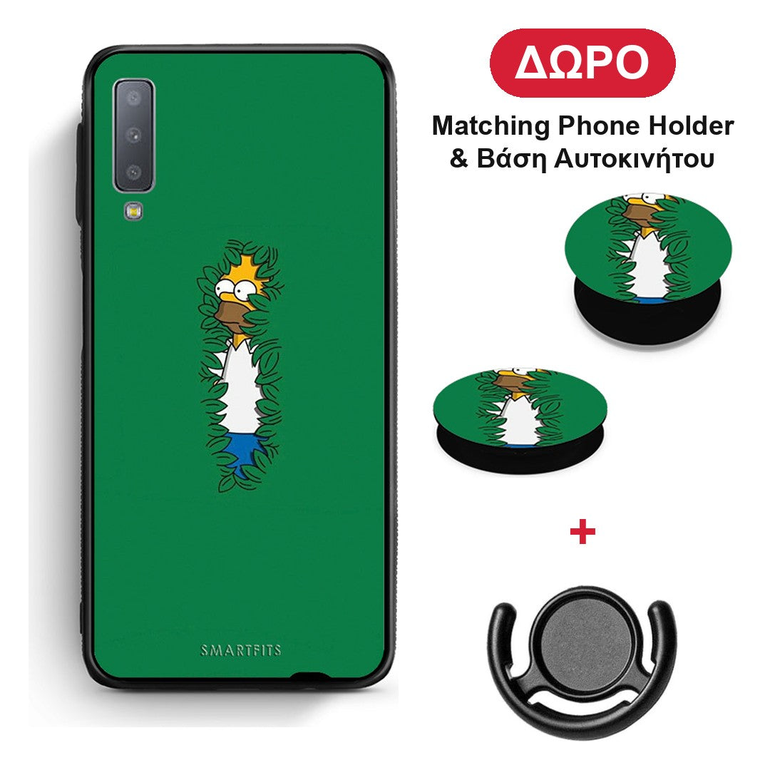 Bush Man - Samsung Galaxy A7 2018 θήκη + Δώρο Phone Holder & Βάση Αυτοκινήτου