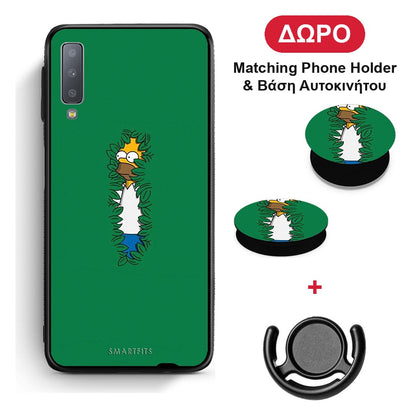 Bush Man - Samsung Galaxy A7 2018 θήκη + Δώρο Phone Holder & Βάση Αυτοκινήτου