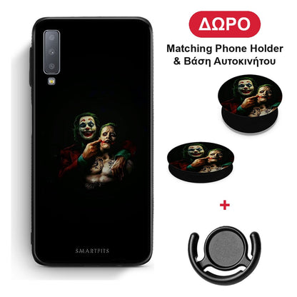 Hero Clown - Samsung Galaxy A7 2018 θήκη + Δώρο Phone Holder & Βάση Αυτοκινήτου