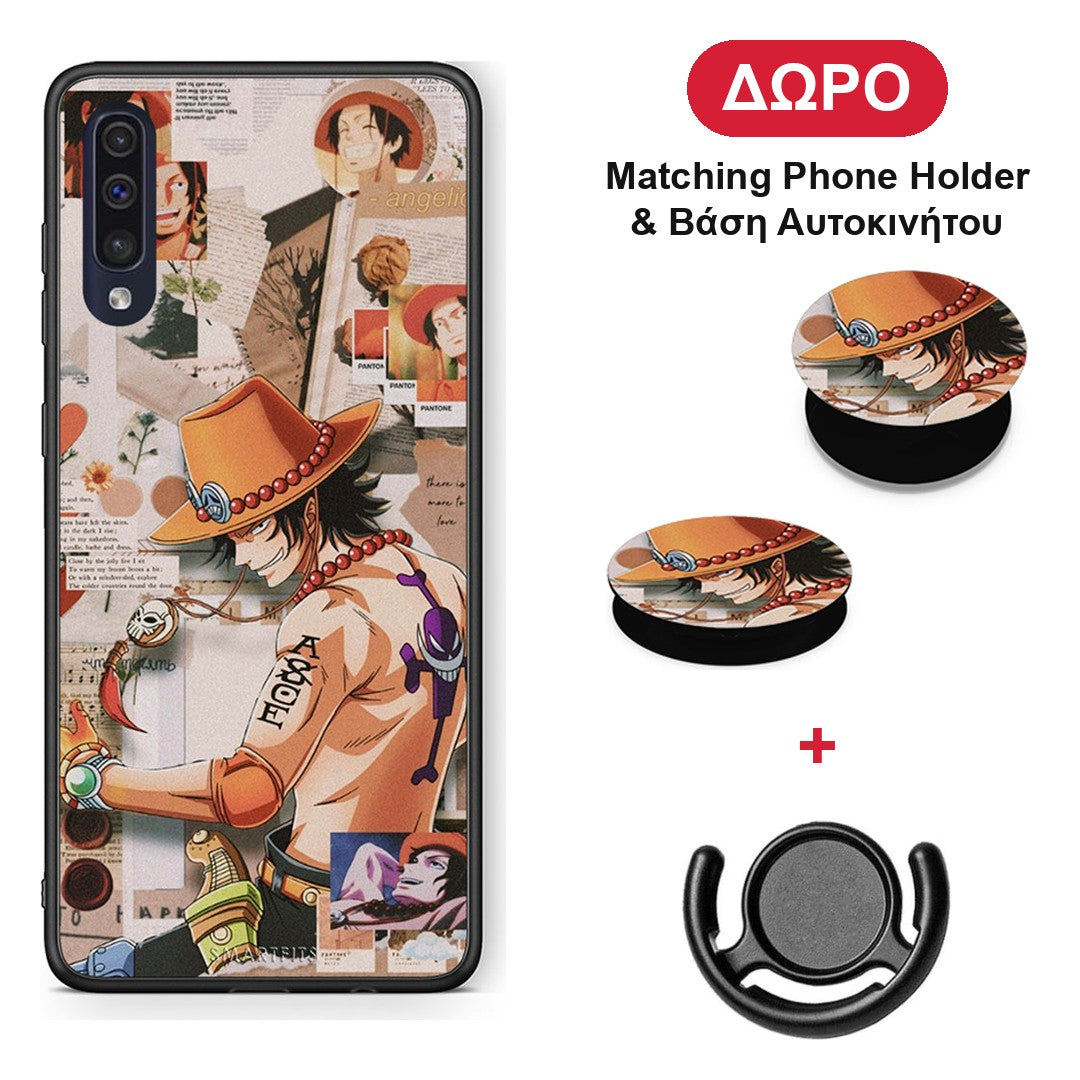 Anime Collage - Samsung Galaxy A70 θήκη + Δώρο Phone Holder & Βάση Αυτοκινήτου