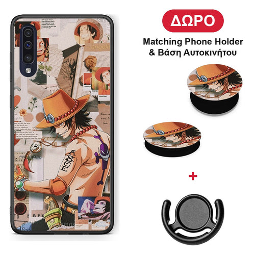 Anime Collage - Samsung Galaxy A70 θήκη + Δώρο Phone Holder & Βάση Αυτοκινήτου