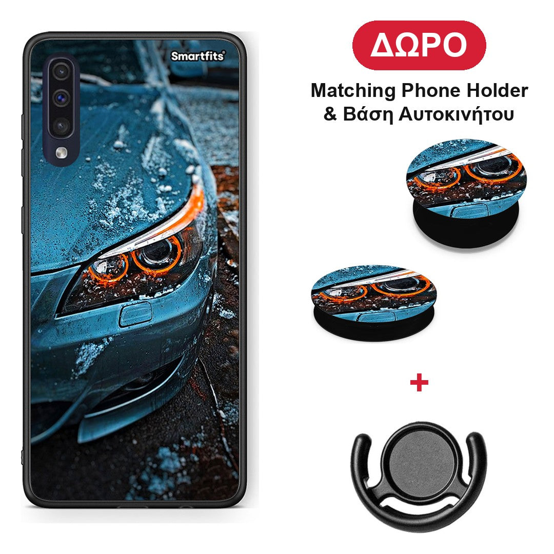Bmw E60 - Samsung Galaxy A70 θήκη + Δώρο Phone Holder & Βάση Αυτοκινήτου