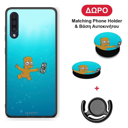 Chasing Money - Samsung Galaxy A70 θήκη + Δώρο Phone Holder & Βάση Αυτοκινήτου