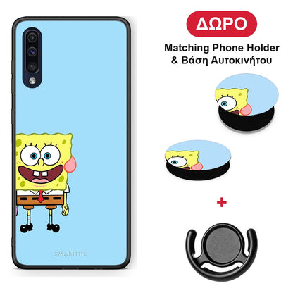 Friends Bob - Samsung Galaxy A70 θήκη + Δώρο Phone Holder & Βάση Αυτοκινήτου