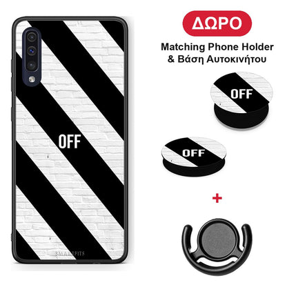 Get Off - Samsung Galaxy A70 θήκη + Δώρο Phone Holder & Βάση Αυτοκινήτου
