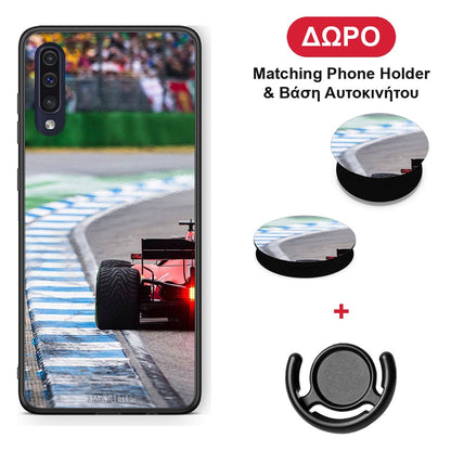 Racing Vibes - Samsung Galaxy A70 θήκη + Δώρο Phone Holder & Βάση Αυτοκινήτου
