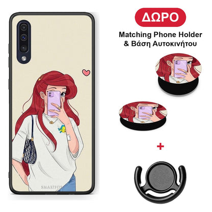 Walking Mermaid - Samsung Galaxy A70 θήκη + Δώρο Phone Holder & Βάση Αυτοκινήτου