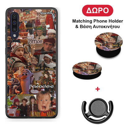 Xmas Wishes - Samsung Galaxy A70 θήκη + Δώρο Phone Holder & Βάση Αυτοκινήτου