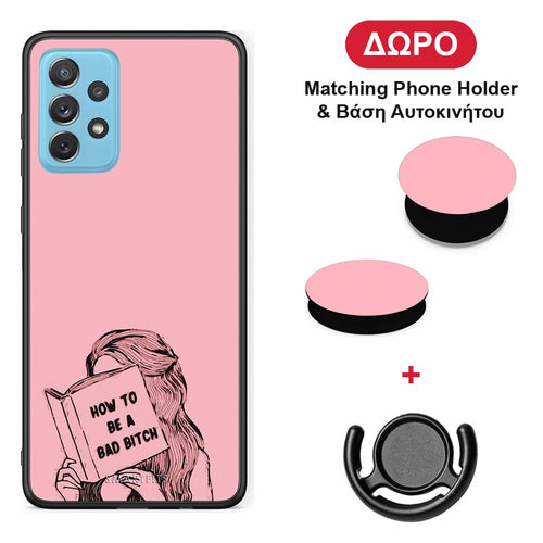 Bad Bitch - Samsung Galaxy A72 θήκη + Δώρο Phone Holder & Βάση Αυτοκινήτου