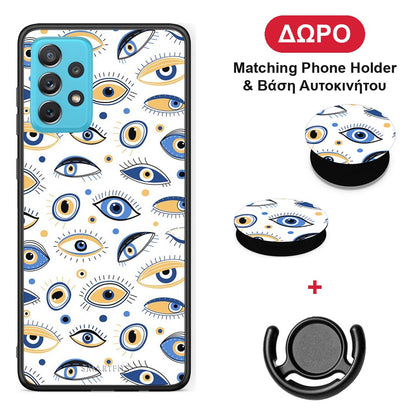 Ftou Ftou - Samsung Galaxy A72 θήκη + Δώρο Phone Holder & Βάση Αυτοκινήτου
