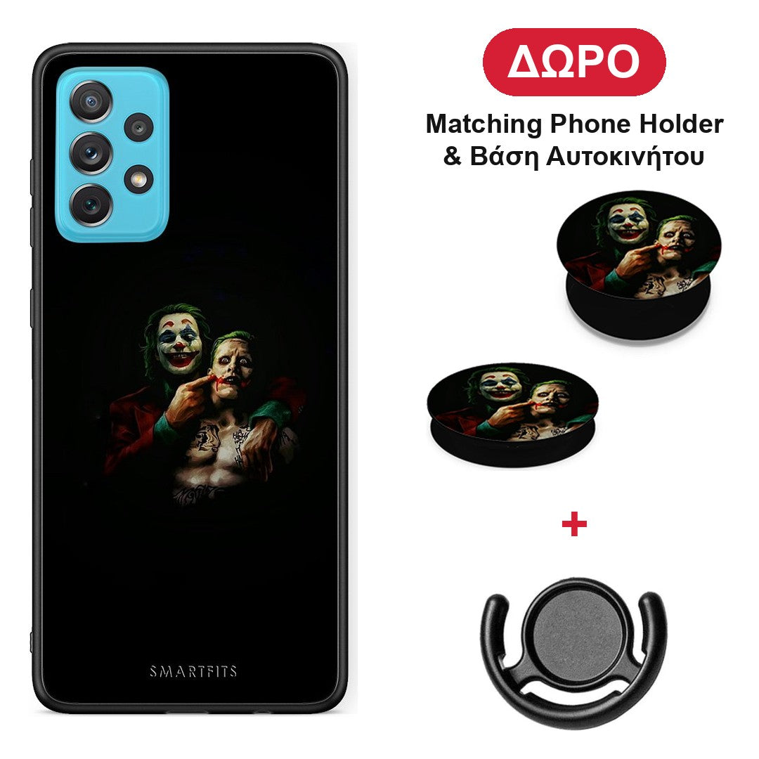 Hero Clown - Samsung Galaxy A72 θήκη + Δώρο Phone Holder & Βάση Αυτοκινήτου