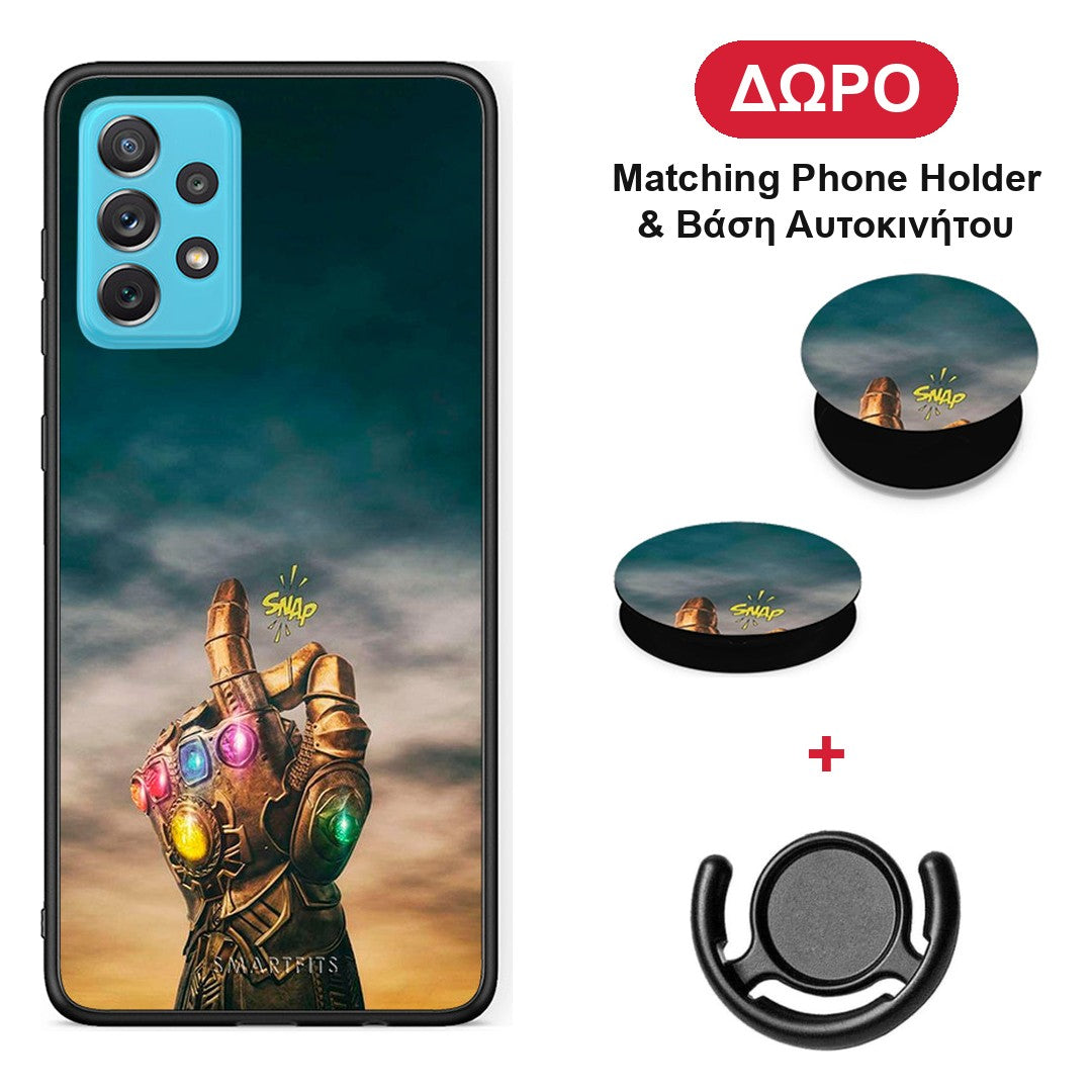 Infinity Snap - Samsung Galaxy A72 θήκη + Δώρο Phone Holder & Βάση Αυτοκινήτου