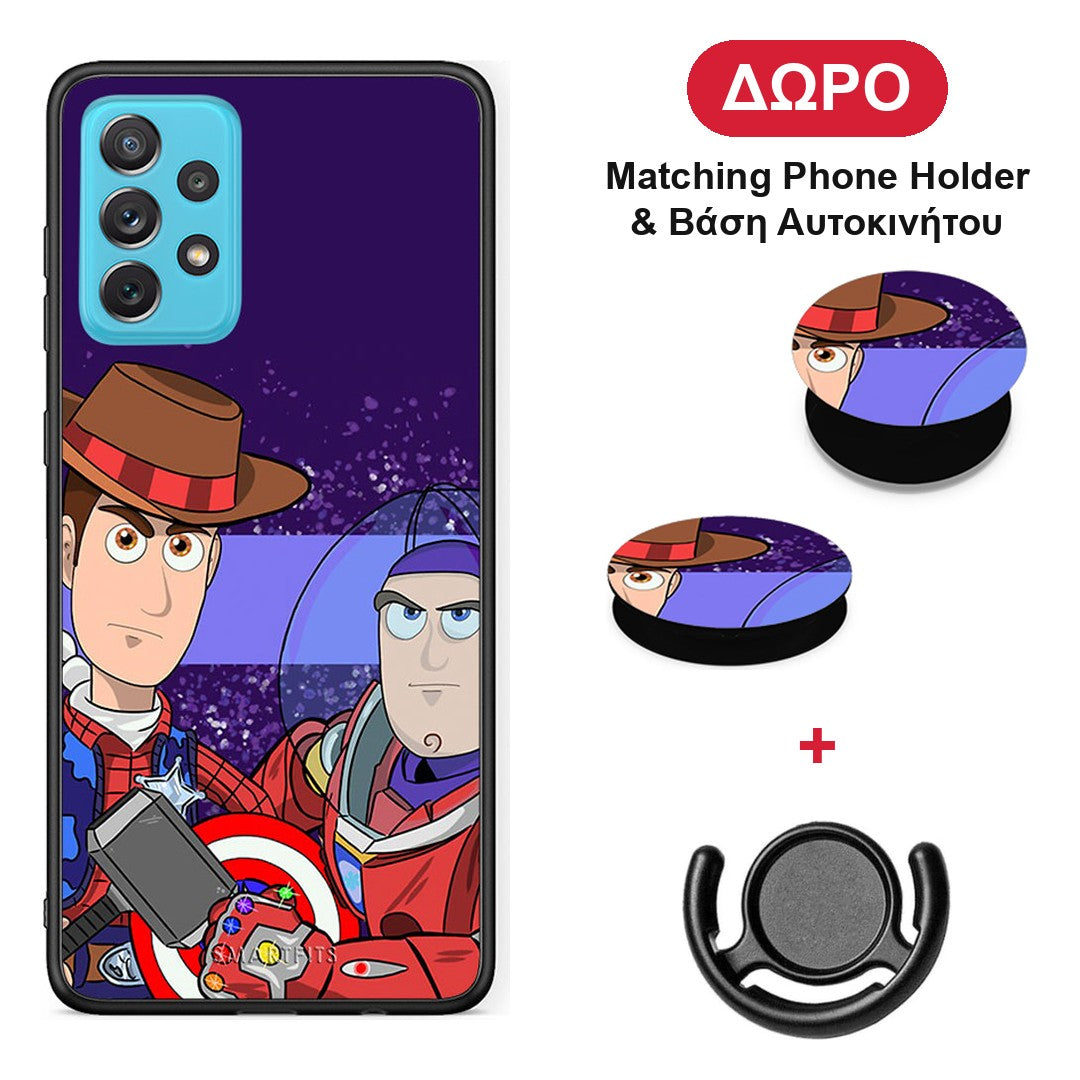 Infinity Story - Samsung Galaxy A72 θήκη + Δώρο Phone Holder & Βάση Αυτοκινήτου