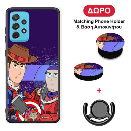 Infinity Story - Samsung Galaxy A72 θήκη + Δώρο Phone Holder & Βάση Αυτοκινήτου