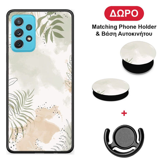 Nude Plants - Samsung Galaxy A72 θήκη + Δώρο Phone Holder & Βάση Αυτοκινήτου
