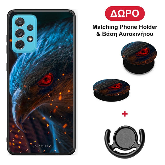 PopArt Eagle - Samsung Galaxy A72 θήκη + Δώρο Phone Holder & Βάση Αυτοκινήτου