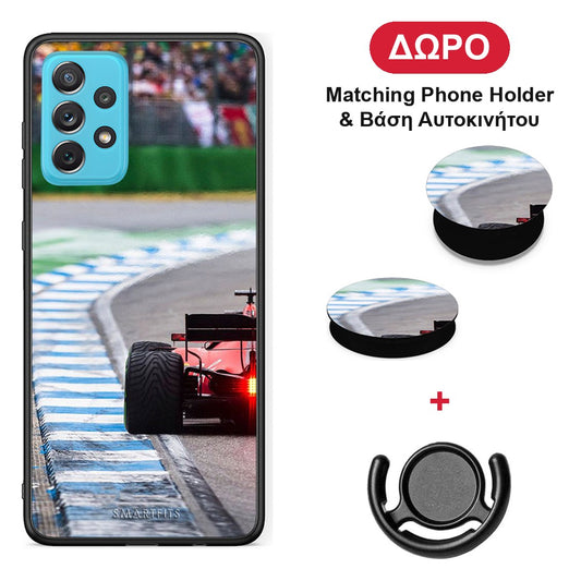 Racing Vibes - Samsung Galaxy A72 θήκη + Δώρο Phone Holder & Βάση Αυτοκινήτου