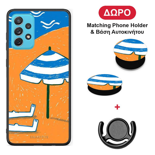 Summering - Samsung Galaxy A72 θήκη + Δώρο Phone Holder & Βάση Αυτοκινήτου