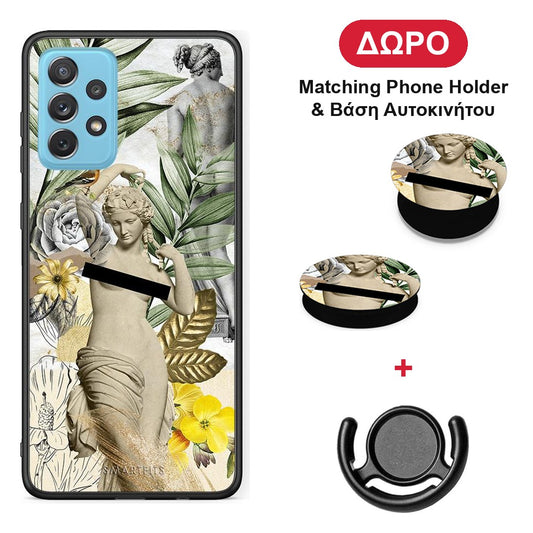 Woman Statue - Samsung Galaxy A72 θήκη + Δώρο Phone Holder & Βάση Αυτοκινήτου