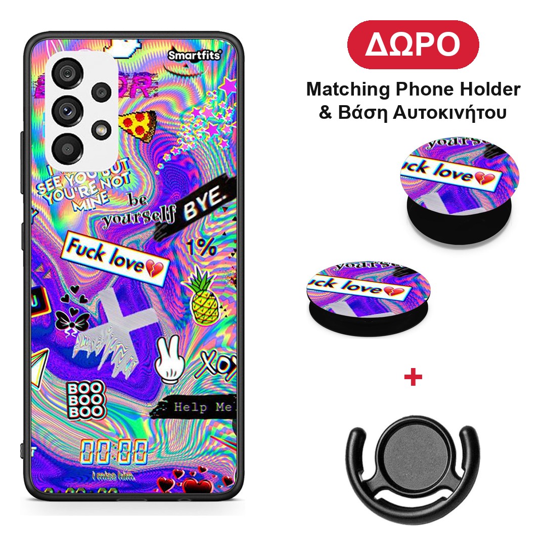 Game Over - Samsung Galaxy A73 5G θήκη + Δώρο Phone Holder & Βάση Αυτοκινήτου