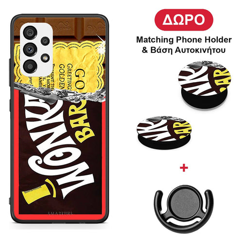Golden Ticket - Samsung Galaxy A73 5G θήκη + Δώρο Phone Holder & Βάση Αυτοκινήτου
