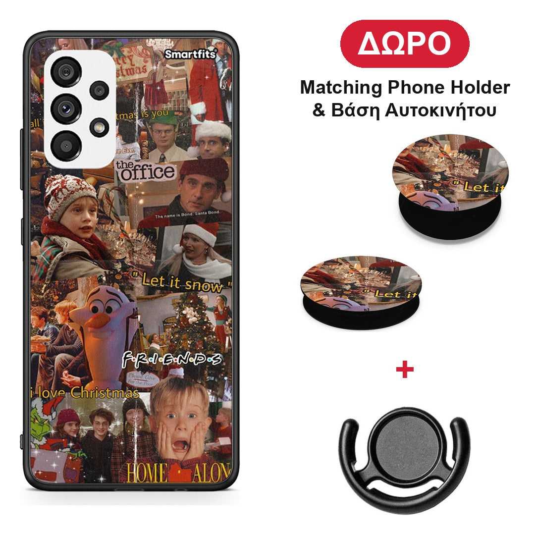 Xmas Wishes - Samsung Galaxy A73 5G θήκη + Δώρο Phone Holder & Βάση Αυτοκινήτου