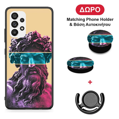 Zeus Art - Samsung Galaxy A73 5G θήκη + Δώρο Phone Holder & Βάση Αυτοκινήτου