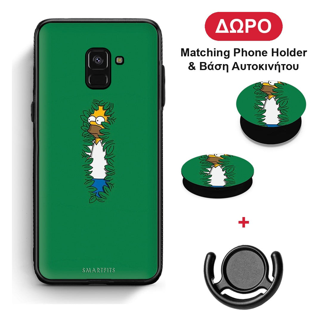 Bush Man - Samsung Galaxy A8 θήκη + Δώρο Phone Holder & Βάση Αυτοκινήτου