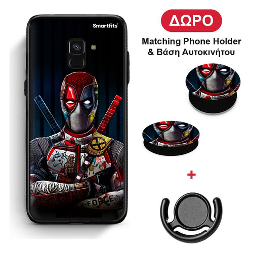 Funny Guy - Samsung Galaxy A8 θήκη + Δώρο Phone Holder & Βάση Αυτοκινήτου