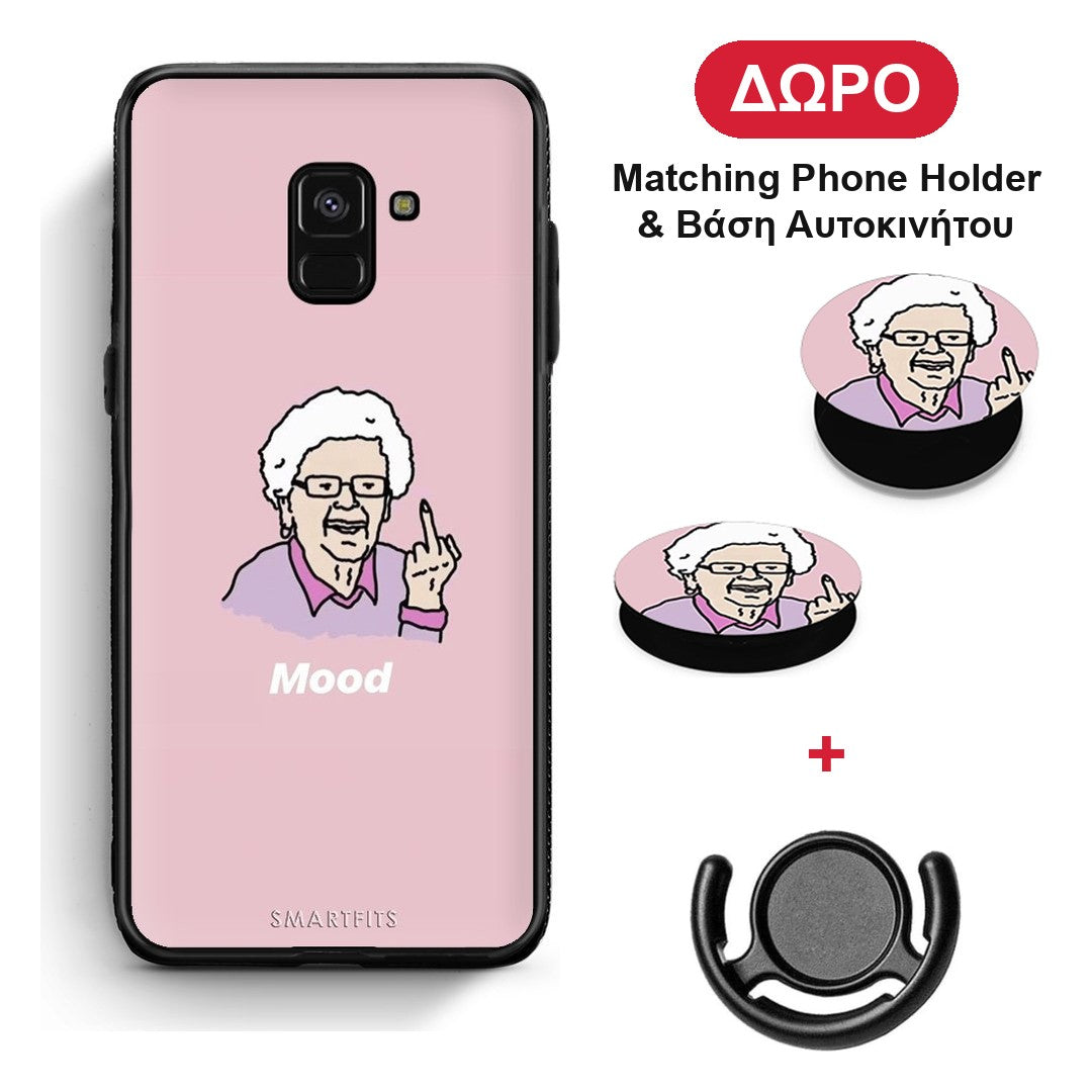 PopArt Mood - Samsung Galaxy A8 θήκη + Δώρο Phone Holder & Βάση Αυτοκινήτου