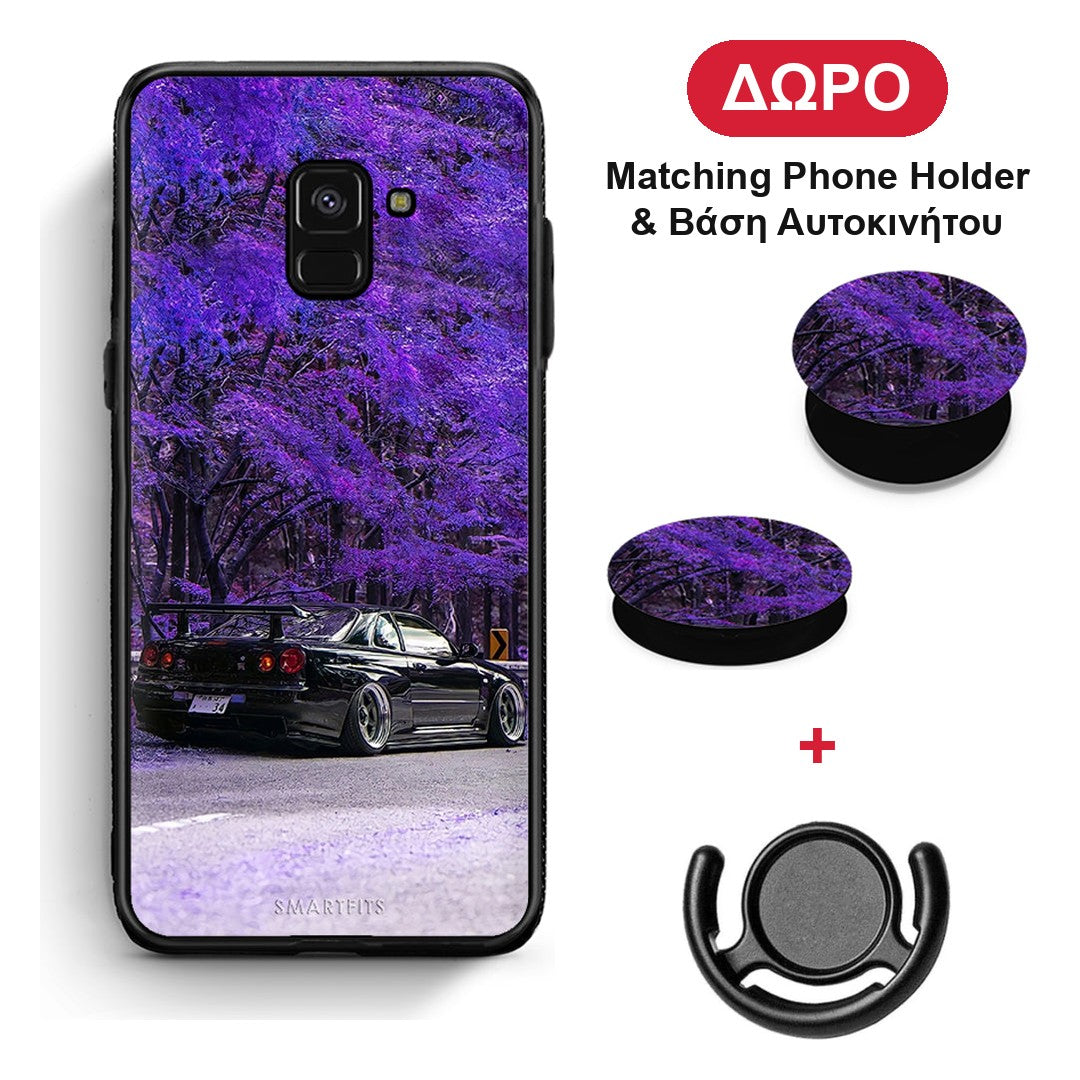Super Car - Samsung Galaxy A8 θήκη + Δώρο Phone Holder & Βάση Αυτοκινήτου