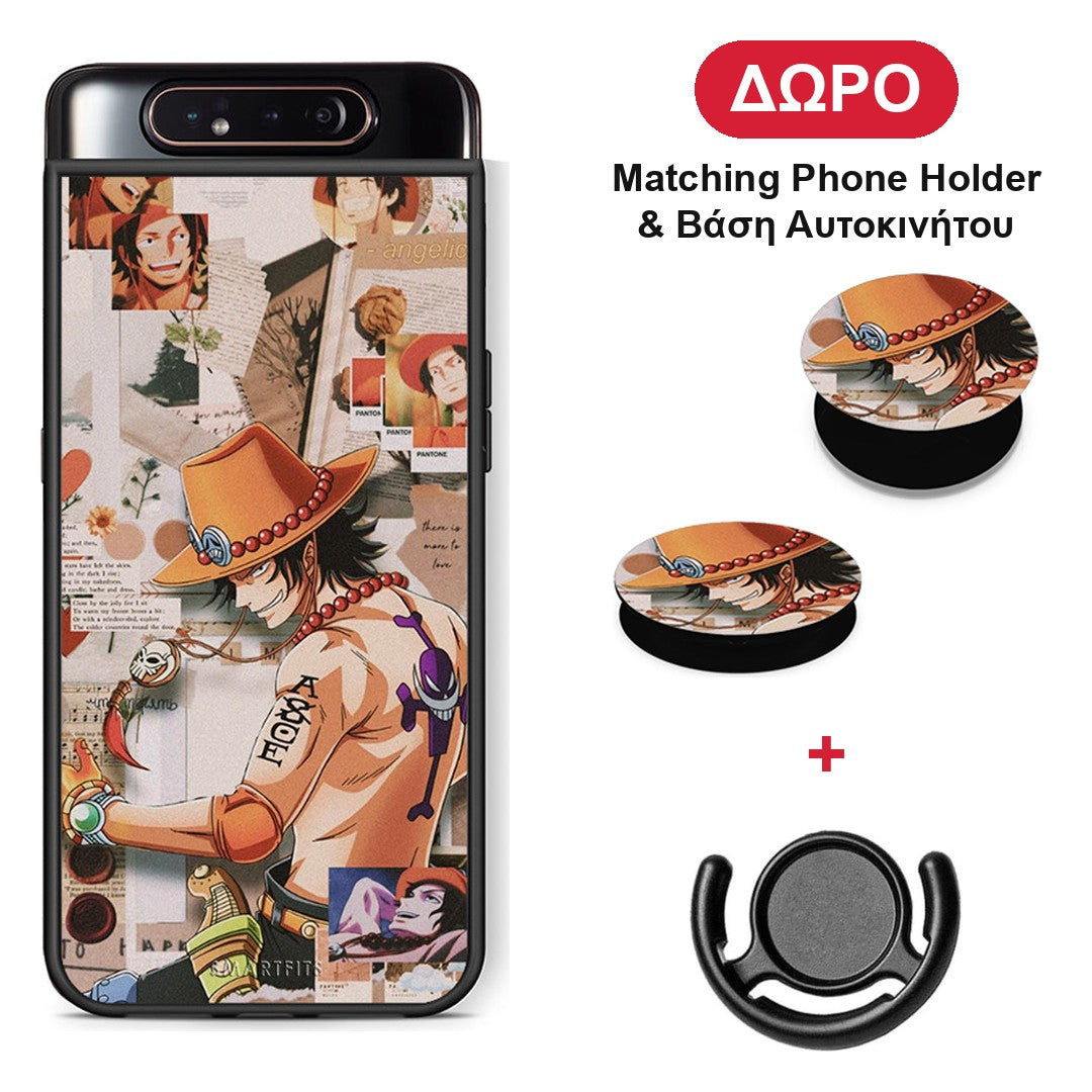 Anime Collage - Samsung Galaxy A80 θήκη + Δώρο Phone Holder & Βάση Αυτοκινήτου