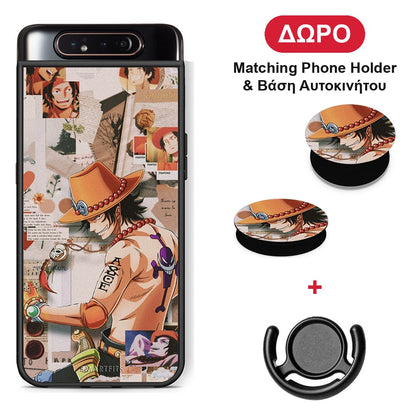 Anime Collage - Samsung Galaxy A80 θήκη + Δώρο Phone Holder & Βάση Αυτοκινήτου