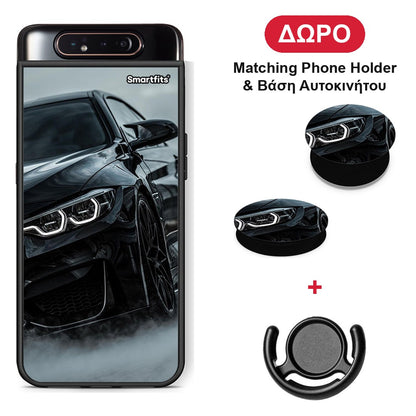 Black BMW - Samsung Galaxy A80 θήκη + Δώρο Phone Holder & Βάση Αυτοκινήτου