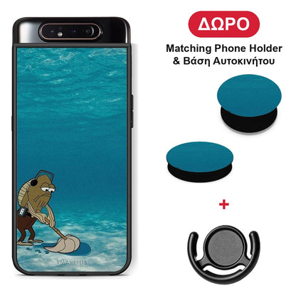 Clean The Ocean - Samsung Galaxy A80 θήκη + Δώρο Phone Holder & Βάση Αυτοκινήτου