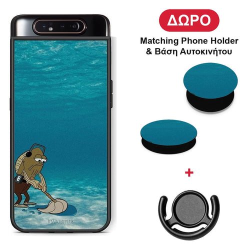Clean The Ocean - Samsung Galaxy A80 θήκη + Δώρο Phone Holder & Βάση Αυτοκινήτου