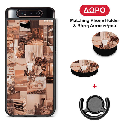 Collage You Can - Samsung Galaxy A80 θήκη + Δώρο Phone Holder & Βάση Αυτοκινήτου