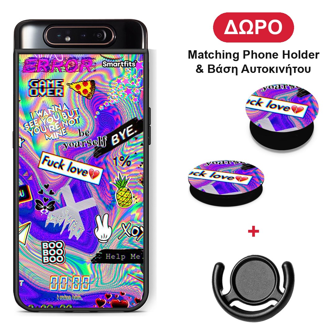 Game Over - Samsung Galaxy A80 θήκη + Δώρο Phone Holder & Βάση Αυτοκινήτου
