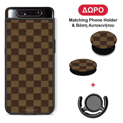 Designer Glamour - Samsung Galaxy A80 θήκη + Δώρο Phone Holder & Βάση Αυτοκινήτου