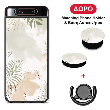 Nude Plants - Samsung Galaxy A80 θήκη + Δώρο Phone Holder & Βάση Αυτοκινήτου