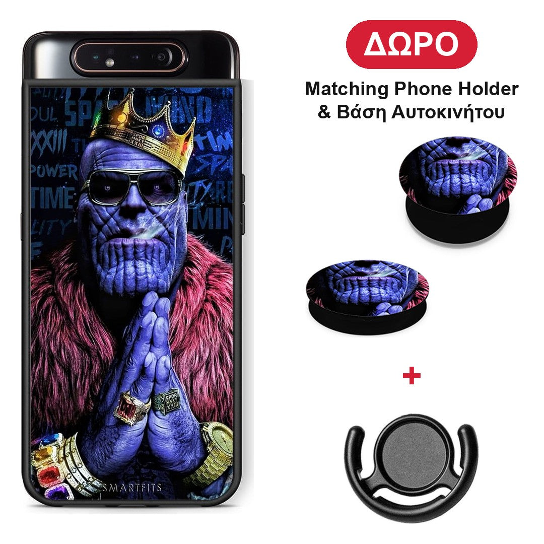 PopArt Thanos - Samsung Galaxy A80 θήκη + Δώρο Phone Holder & Βάση Αυτοκινήτου