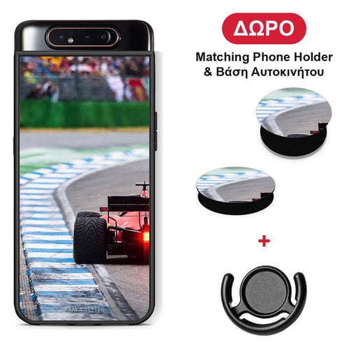 Racing Vibes - Samsung Galaxy A80 θήκη + Δώρο Phone Holder & Βάση Αυτοκινήτου
