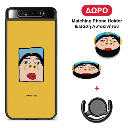 So Cool - Samsung Galaxy A80 θήκη + Δώρο Phone Holder & Βάση Αυτοκινήτου