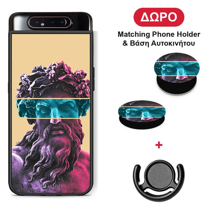 Zeus Art - Samsung Galaxy A80 θήκη + Δώρο Phone Holder & Βάση Αυτοκινήτου