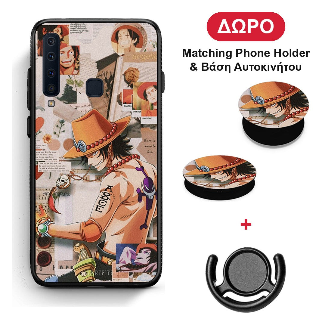 Anime Collage - Samsung Galaxy A9 θήκη + Δώρο Phone Holder & Βάση Αυτοκινήτου