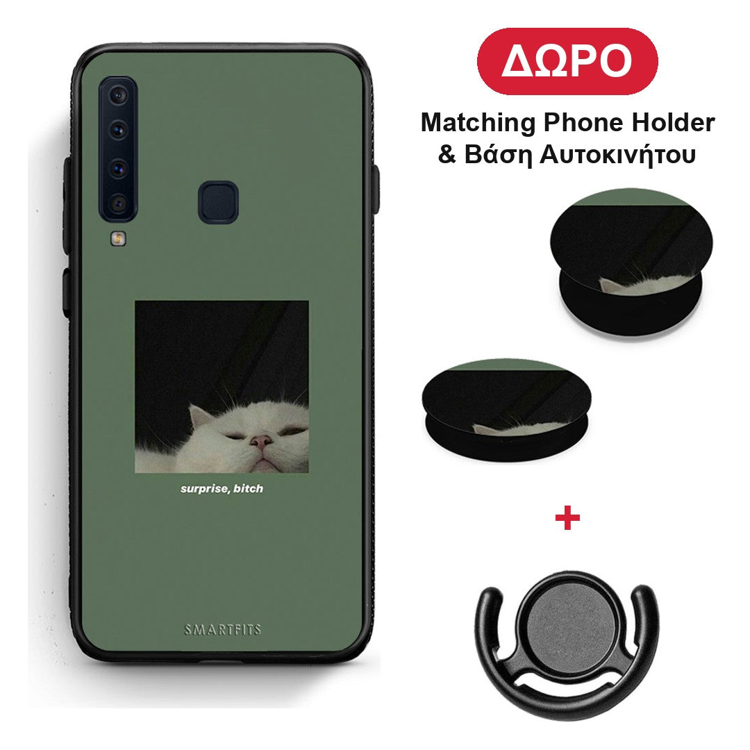 Bitch Surprise - Samsung Galaxy A9 θήκη + Δώρο Phone Holder & Βάση Αυτοκινήτου