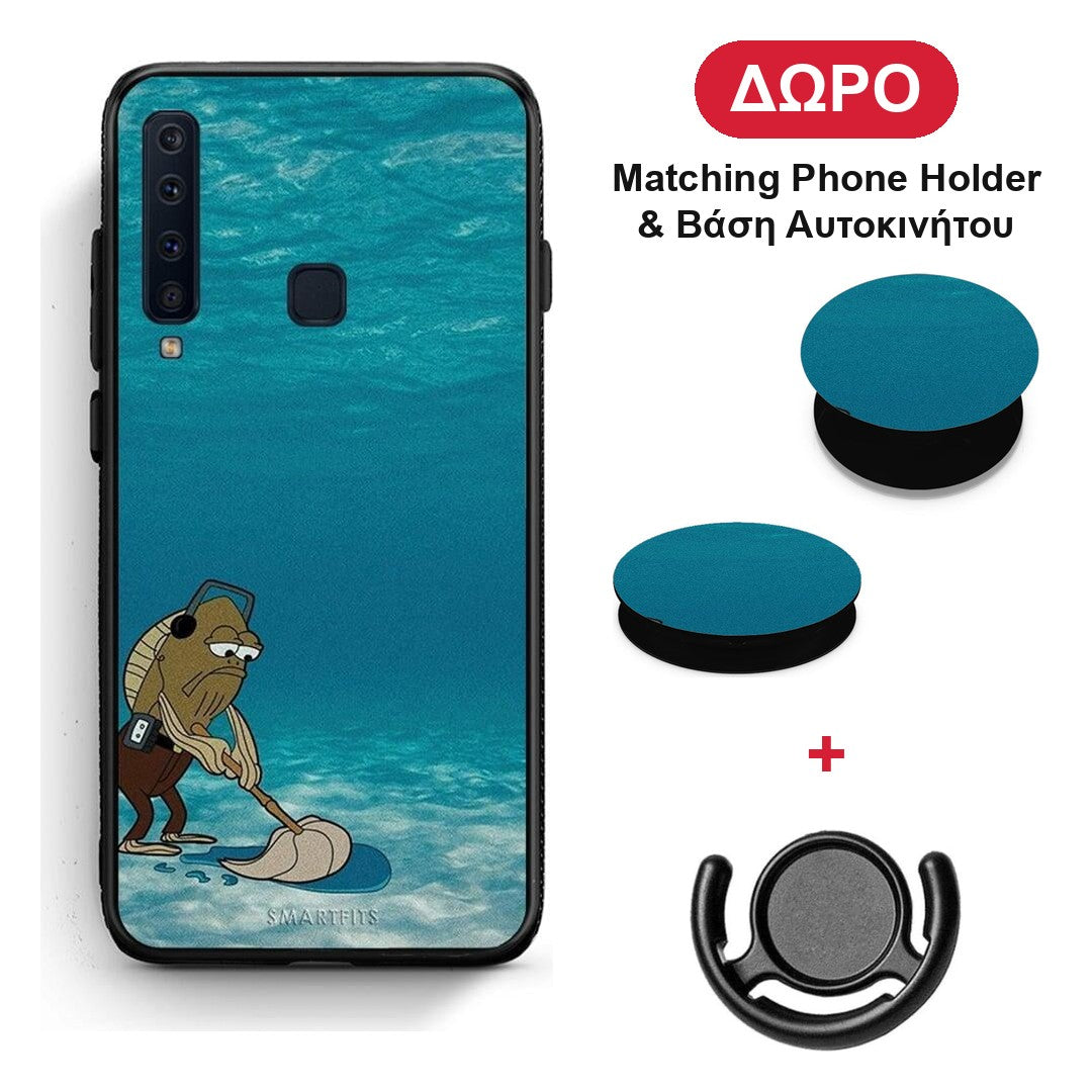 Clean The Ocean - Samsung Galaxy A9 θήκη + Δώρο Phone Holder & Βάση Αυτοκινήτου