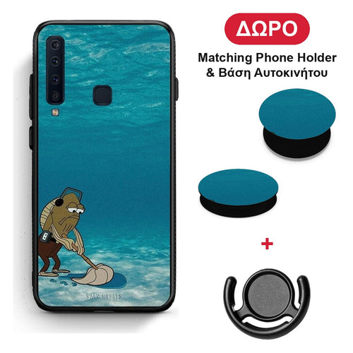 Clean The Ocean - Samsung Galaxy A9 θήκη + Δώρο Phone Holder & Βάση Αυτοκινήτου